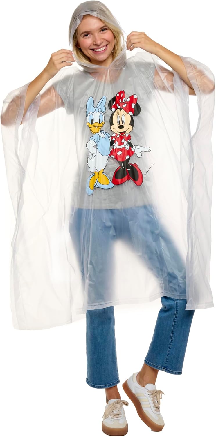 Disney بونشو مطر هودي للجنسين للبالغين ميني ماوس وميكي ماوس وبلوتو وديزي داك - Image 5